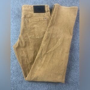RVCA Boys Daggers Fit Mens Cotton Blend Corduroy Pants Size 30x32 Brown